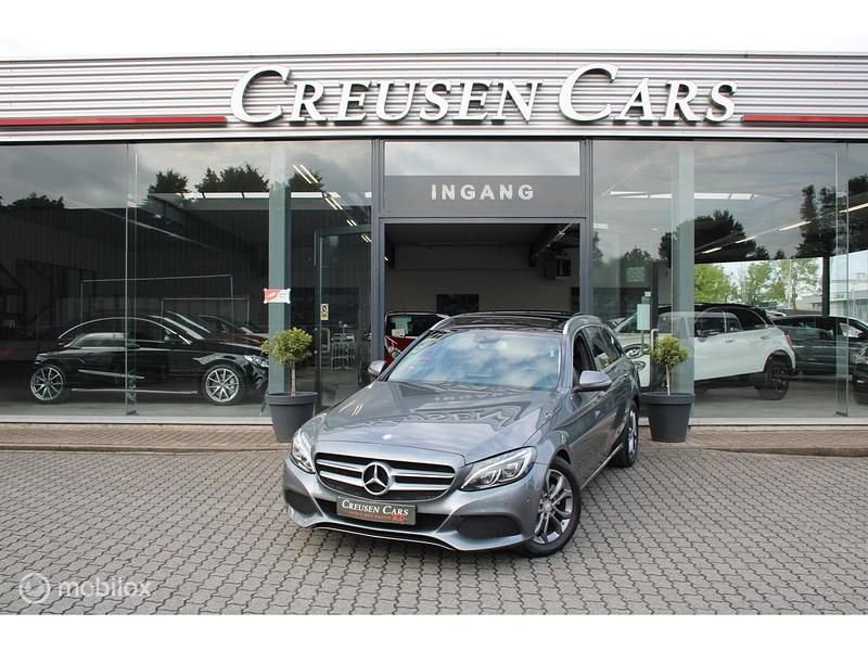 Grijs Gebruikt 2016 Mercedes C180 Prestige Stationwagen | € 22.500 (Duur) - Afbeelding 1/4