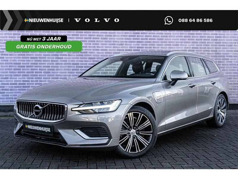 Grijs Gebruikt 2022 Volvo V60 Plus Stationwagen | € 39.899 (Goede deal) - Afbeelding 1/4
