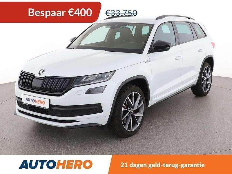 Wit Gebruikt 2019 Skoda Kodiaq SportLine SUV | € 32.849 (Goede deal) - Afbeelding 1/3