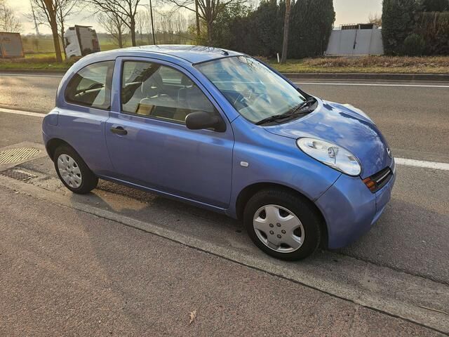 Blauw Gebruikt 2003 Nissan Micra Visia Hatchback | € 899 - Afbeelding 1/4