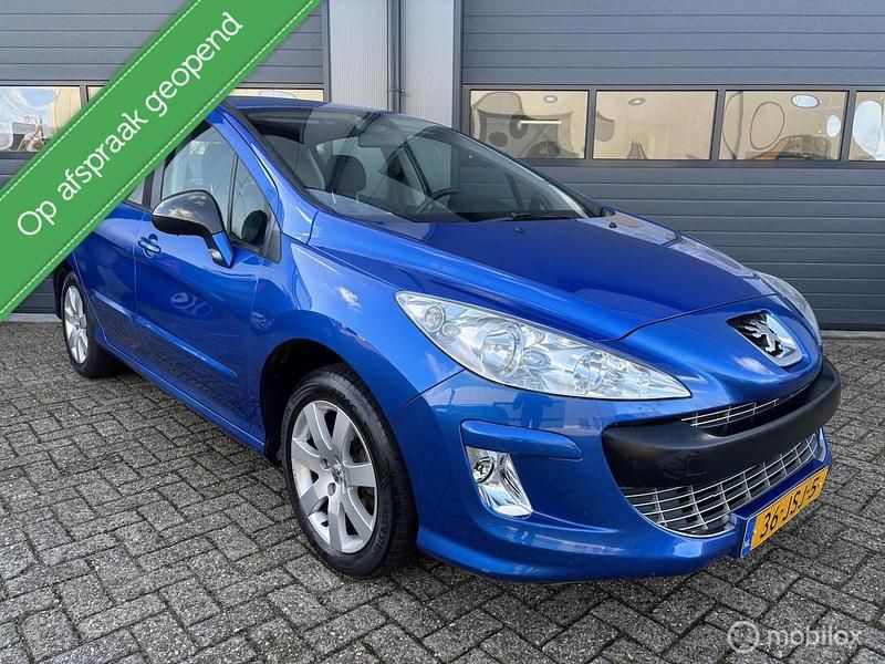Blauw Gebruikt 2009 Peugeot 308 Style Hatchback | € 3.450 (Eerlijke prijs) - Afbeelding 1/3
