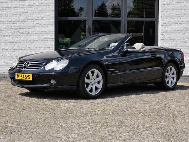 Zwart Gebruikt 2001 Mercedes SL500 Cabriolet | € 16.950 (Goede deal) - Afbeelding 1/4