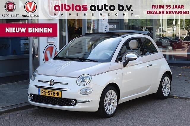 Wit Gebruikt 2018 Fiat 500C Anniversary Cabriolet | € 14.250 (Duur) - Afbeelding 1/4