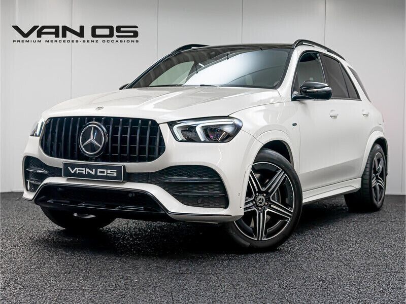 Wit Gebruikt 2021 Mercedes GLE350 AMG line SUV | € 62.995 - Afbeelding 1/4