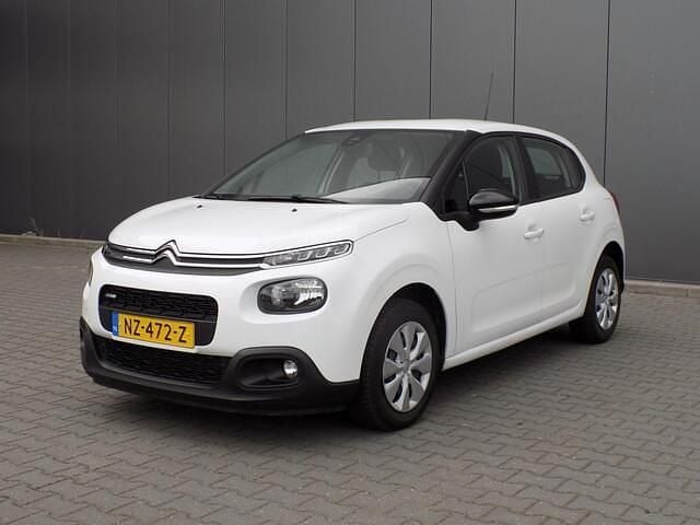 Wit Gebruikt 2017 Citroën C3 Feel Hatchback | € 5.250 (Super prijs) - Afbeelding 1/3