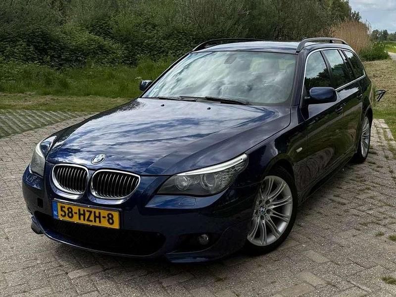 Blauw Gebruikt 2009 BMW 535 Stationwagen | € 7.500 - Afbeelding 1/4