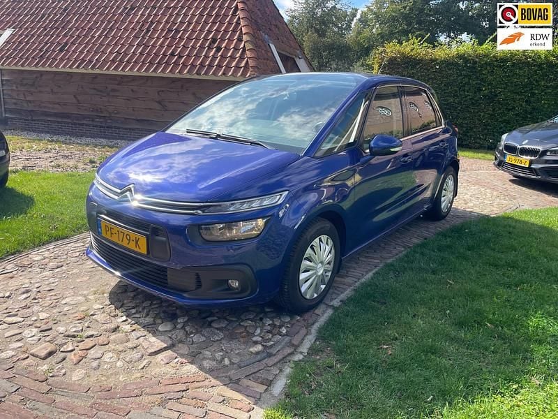 Blauw Gebruikt 2017 Citroën C4 Picasso PureTech MPV | € 11.950 (Eerlijke prijs) - Afbeelding 1/3