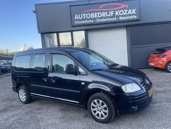 Zwart Occasion 2009 VW Caddy Maxi Trendline MPV | € 6.500 (Goede deal) - Afbeelding 1/4