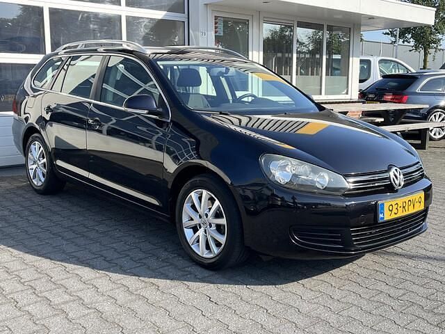 Zwart (metallic) Occasion 2011 VW Golf Comfortline Stationwagen | € 6.950 (Super prijs) - Afbeelding 1/4