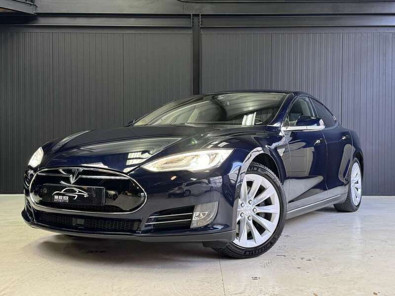 Blauw Gebruikt 2015 Tesla Model S Sedan | € 16.950 - Afbeelding 1/4