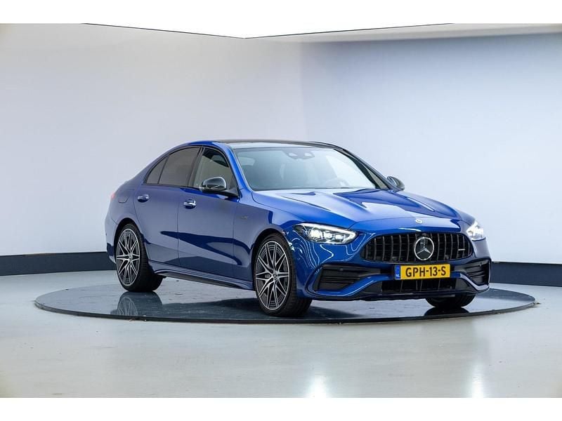 Blauw Gebruikt 2023 Mercedes C43 AMG Premium Sedan | € 77.950 (Iets duurder) - Afbeelding 1/4