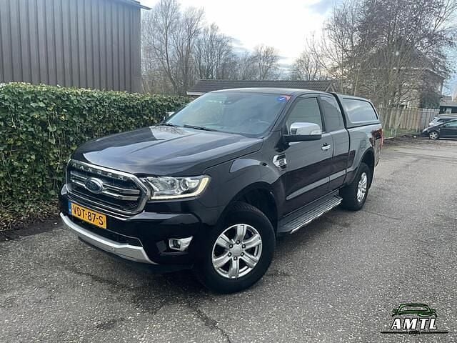 Zwart Gebruikt 2020 Ford Ranger Limited Pickup | € 23.900 (Super prijs) - Afbeelding 1/4