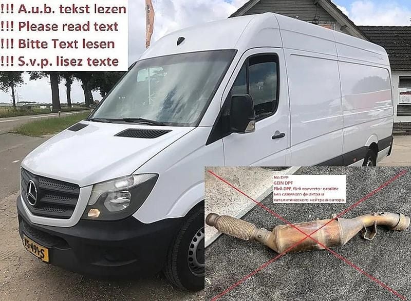 Wit Occasion 2016 Mercedes Sprinter Van | € 6.900 (Eerlijke prijs) - Afbeelding 1/4