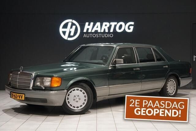 Groen Gebruikt 1988 Mercedes S560 Sedan | € 19.950 - Afbeelding 1/4