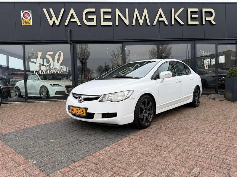 Wit Occasion 2008 Honda Civic Hybrid Sedan | € 2.750 (Goede deal) - Afbeelding 1/4