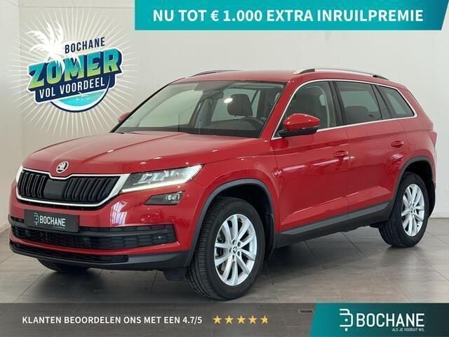 Velvet red metallic (rood metallic) Gebruikt 2020 Skoda Kodiaq Business Line SUV | € 27.940 (Super prijs) - Afbeelding 1/4
