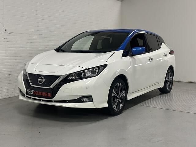 Wit Gebruikt 2021 Nissan Leaf Tekna Hatchback | € 14.999 (Goede deal) - Afbeelding 1/4