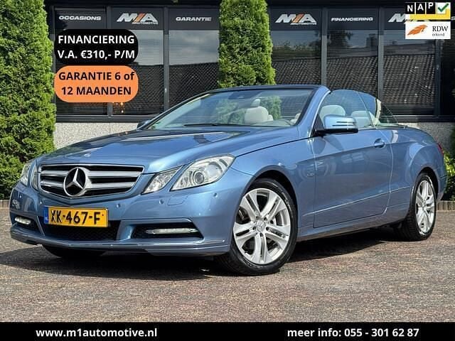 Blauw Gebruikt 2012 Mercedes E250 Elegance Cabriolet | € 17.969 (Eerlijke prijs) - Afbeelding 1/4