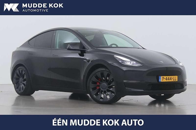 Zwart Gebruikt 2022 Tesla Model Y Performance SUV | € 36.800 (Eerlijke prijs) - Afbeelding 1/4