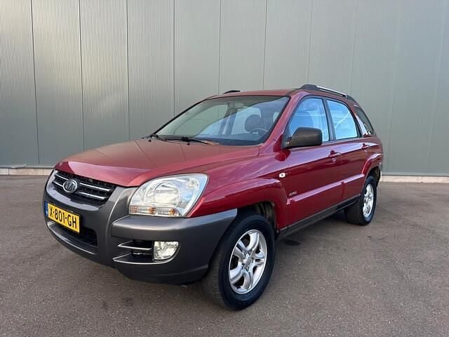 Rood Gebruikt 2005 Kia Sportage SUV | € 3.749 - Afbeelding 1/4
