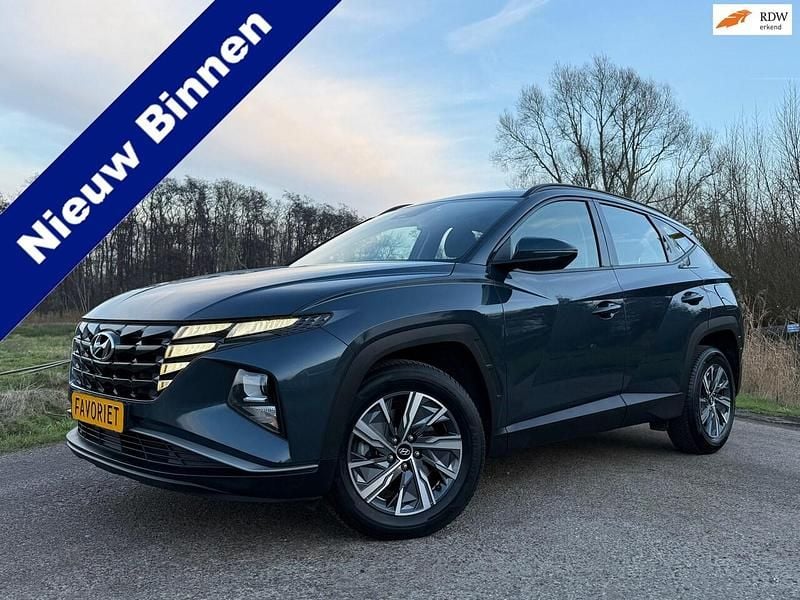Blauw (metallic) Occasion 2022 Hyundai Tucson SUV | € 24.950 (Super prijs) - Afbeelding 1/4