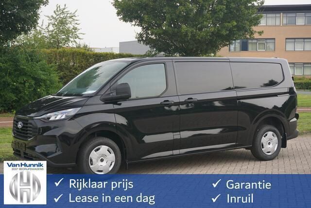 Zwart Nieuw 2024 Ford Transit Custom Trend Van | € 38.850 (Eerlijke prijs) - Afbeelding 1/4