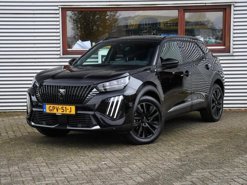 Zwart Nieuw 2024 Peugeot e-2008 GTi SUV | € 34.995 (Goede deal) - Afbeelding 1/3