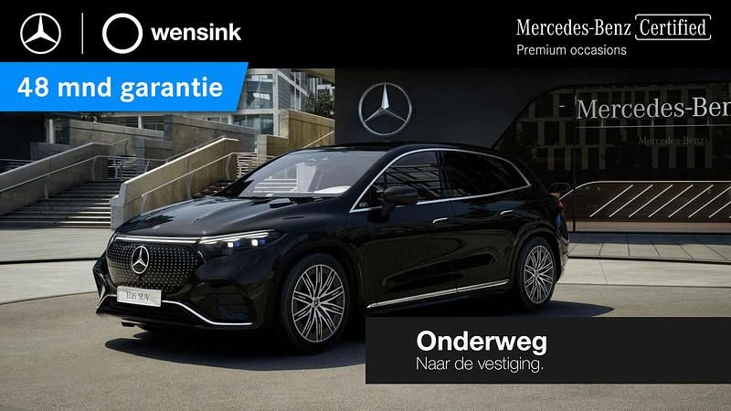 Zwart Gebruikt 2023 Mercedes EQS580 AMG line SUV | € 91.850 - Afbeelding 1/4
