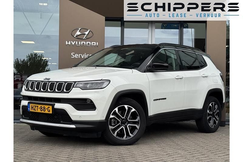 Wit Gebruikt 2022 Jeep Compass Limited SUV | € 25.900 (Goede deal) - Afbeelding 1/4
