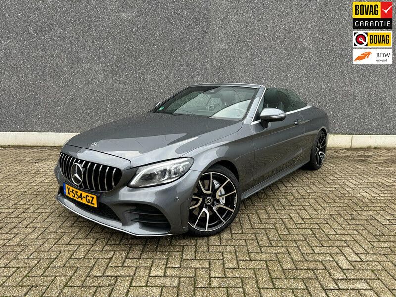 Grijs Gebruikt 2023 Mercedes C300 Advantage Cabriolet | € 37.500 - Afbeelding 1/4