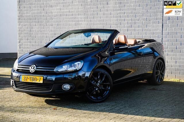 Zwart Gebruikt 2012 VW Golf Cabriolet Cabriolet | € 8.950 (Eerlijke prijs) - Afbeelding 1/4