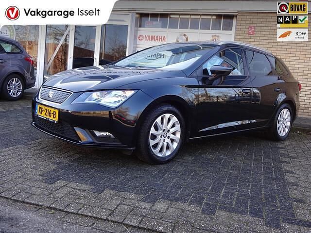 Zwart (metallic) Occasion 2016 Seat Leon ST CONNECT Stationwagen | € 10.500 (Eerlijke prijs) - Afbeelding 1/4