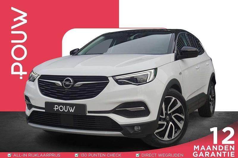 Wit Occasion 2019 Opel Grandland X Ultimate SUV | € 18.900 (Eerlijke prijs) - Afbeelding 1/4