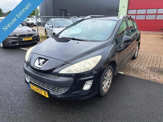 Zwart Gebruikt 2008 Peugeot 308 Stationwagen | € 499 (Eerlijke prijs) - Afbeelding 1/4