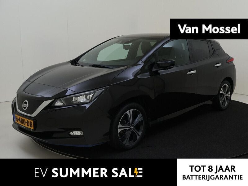 Zwart, metallic lak Gebruikt 2019 Nissan Leaf 360º Hatchback | € 15.440 (Eerlijke prijs) - Afbeelding 1/4