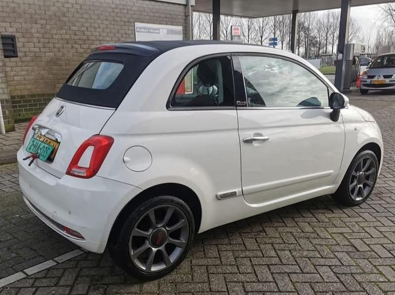 Wit Occasion 2018 Fiat 500C Lounge Cabriolet | € 10.950 (Eerlijke prijs) - Afbeelding 1/2
