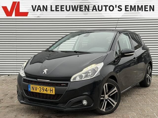 Zwart (metallic) Occasion 2017 Peugeot 208 GT-line Hatchback | € 8.948 (Eerlijke prijs) - Afbeelding 1/3