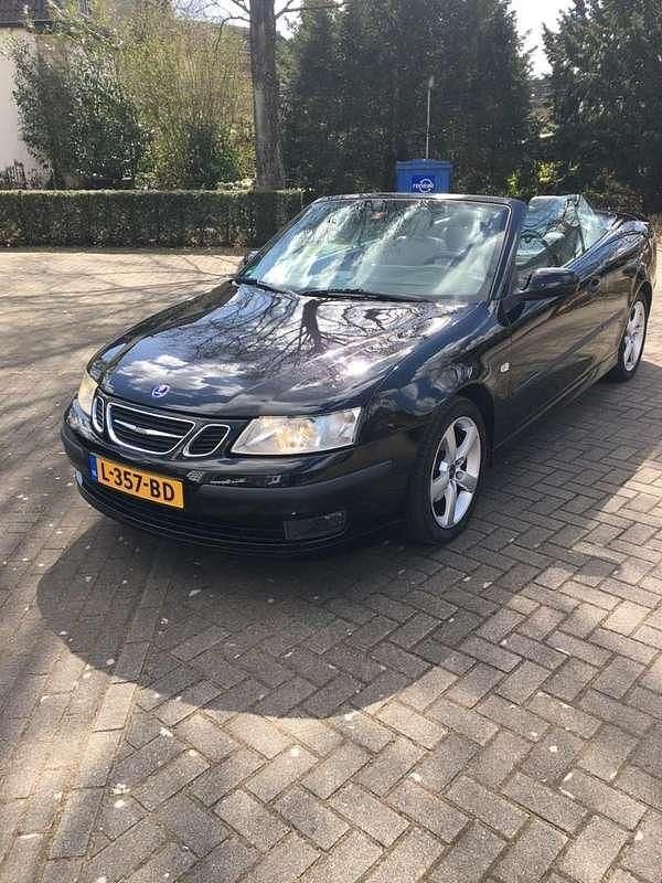 Occasion Saab 9-3 Cabriolet Linear 150 PK (110 kW) 2006 Zwart, metallic lak Cabriolet