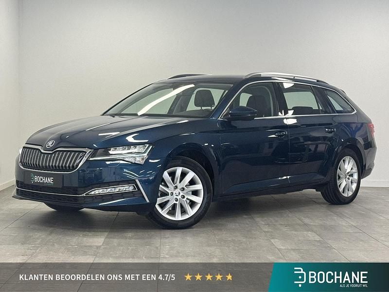 Blauw Occasion 2022 Skoda Superb Business Line Stationwagen | € 23.990 (Goede deal) - Afbeelding 1/4