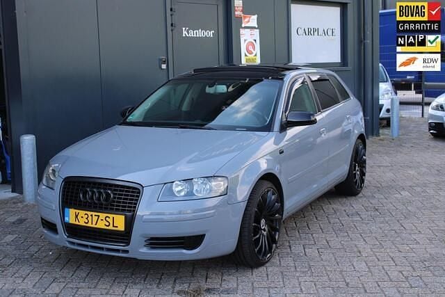 Grijs Gebruikt 2007 Audi A3 Sportback Attraction Hatchback | € 3.750 (Eerlijke prijs) - Afbeelding 1/4
