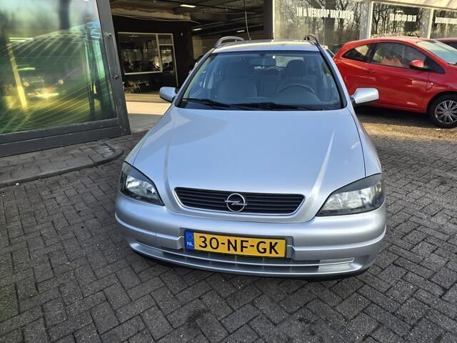 Occasion Opel Astra Njoy 84 PK (61 kW) 2003 Grijs, metallic lak Stationwagen