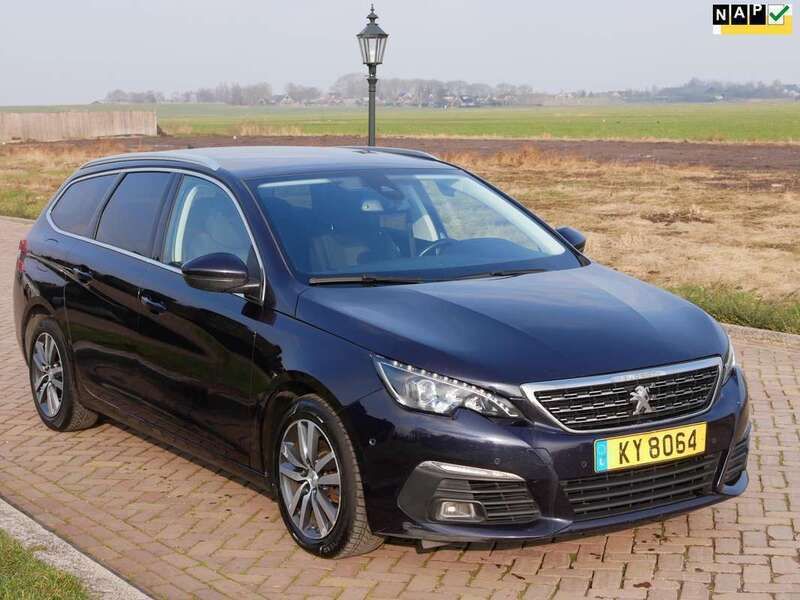 Zwart, metallic lak Gebruikt 2020 Peugeot 308 Allure Stationwagen | € 8.470 (Super prijs) - Afbeelding 1/3