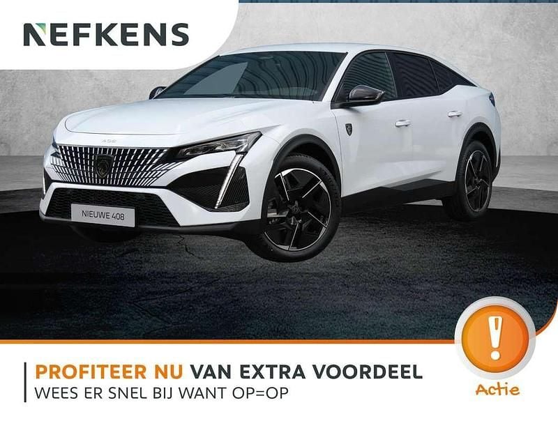 Wit Gebruikt 2024 Peugeot 408 GTi Sedan | € 44.991 (Duur) - Afbeelding 1/4
