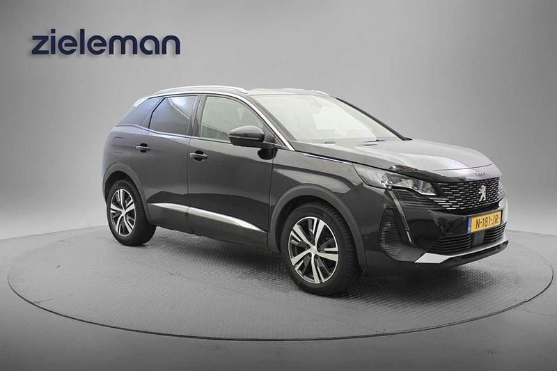 Zwart Gebruikt 2021 Peugeot 3008 Allure SUV | € 18.845 (Goede deal) - Afbeelding 1/4