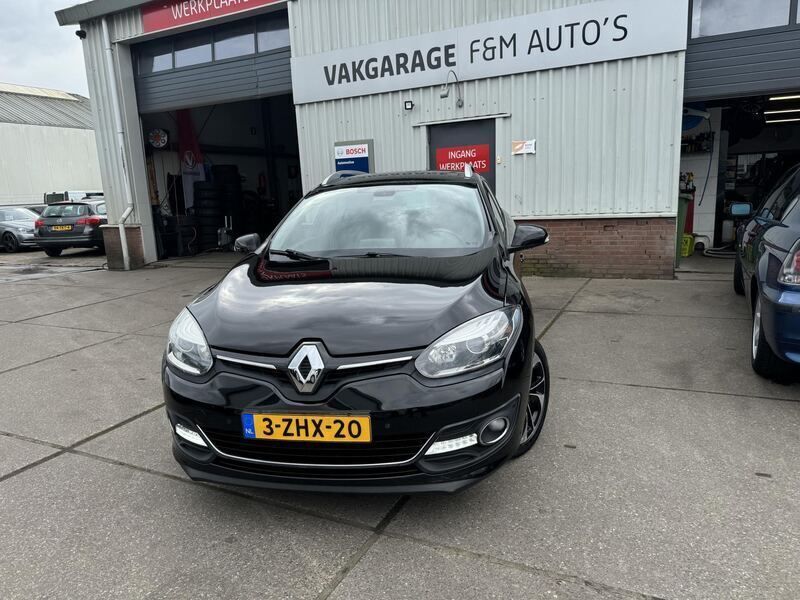 Occasion Renault Mégane GrandTour Bose Edition 131 PK (96 kW) 2015 Zwart Stationwagen