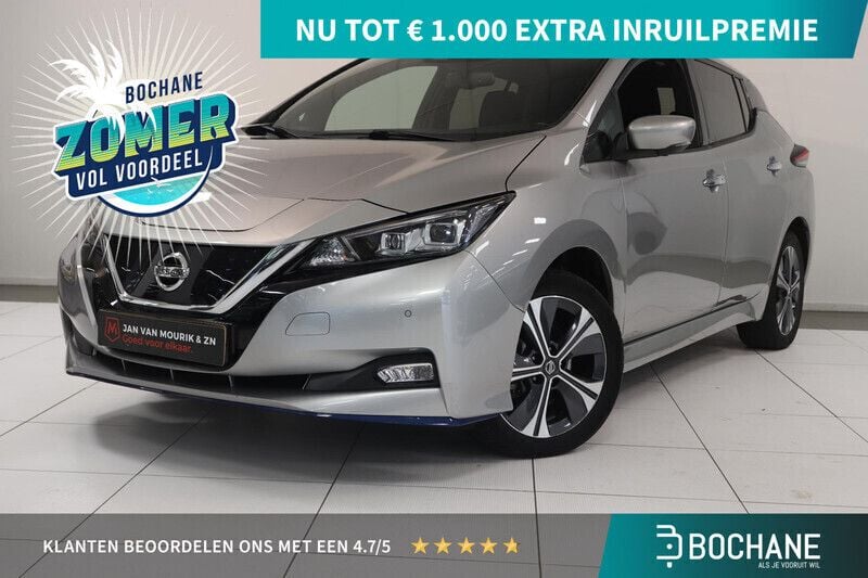 Grijs Gebruikt 2021 Nissan Leaf N-Connecta Hatchback | € 15.695 (Goede deal) - Afbeelding 1/4