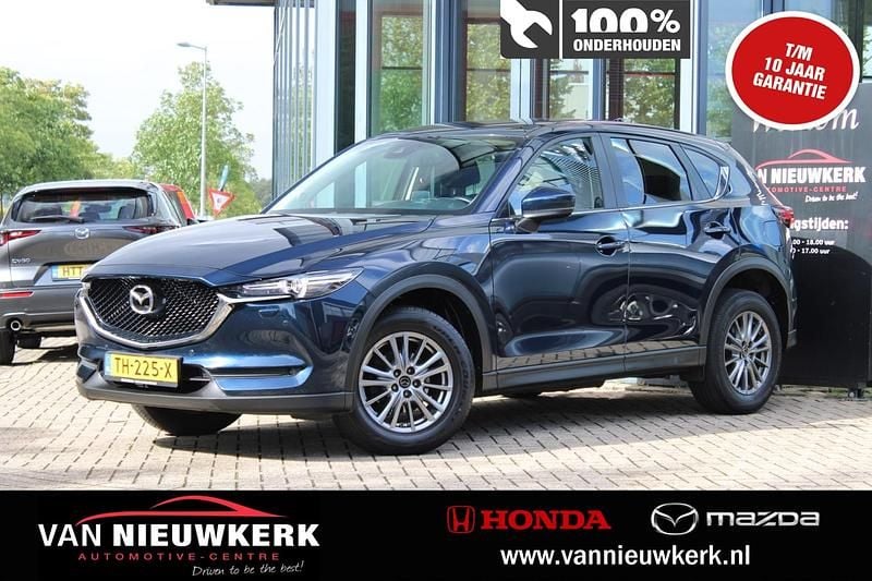 Deep chrysthal blue (blauw mica) Gebruikt 2018 Mazda CX-5 Active SUV | € 18.900 (Eerlijke prijs) - Afbeelding 1/4