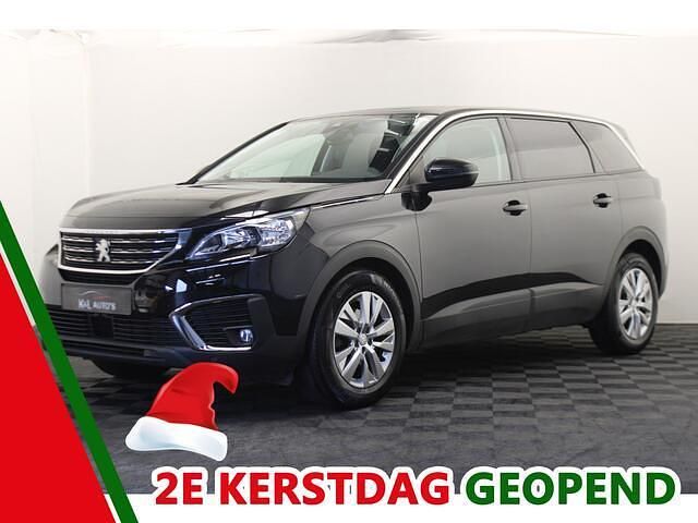 Zwart Gebruikt 2019 Peugeot 5008 Active SUV | € 17.750 (Super prijs) - Afbeelding 1/4
