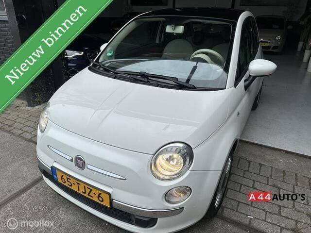 Wit Gebruikt 2011 Fiat 500 Lounge Hatchback | € 5.950 (Eerlijke prijs) - Afbeelding 1/4
