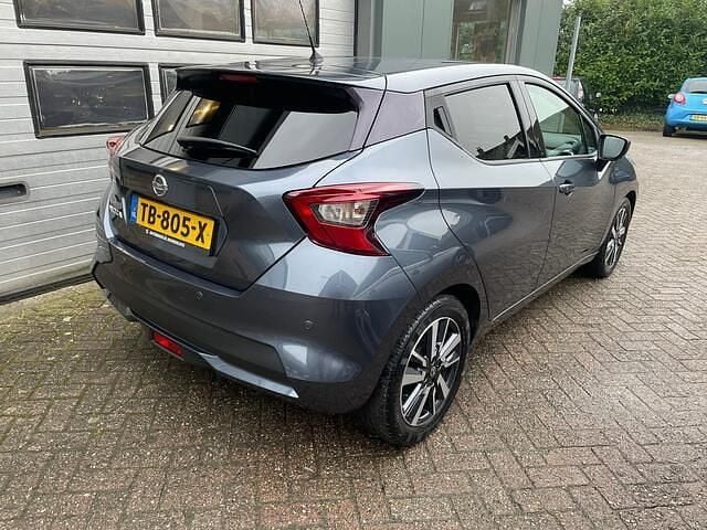 Occasion Nissan Micra N-Connecta 90 PK (66 kW) 2018 Grijs (metallic) Hatchback